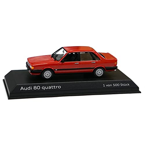 Audi A5-5809 Limousine 80 Quattro Modellauto 1:43 Miniatur Modell, rot