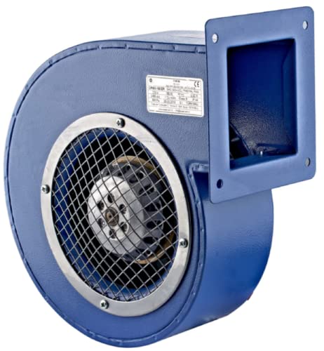 UZMAN Radiallüfter Industrie Druckgebläse Radial Gebläse Kesselgebläse Schmiedefeuer Radialventilatoren aus Aluminium oder Stahlblech - 230 V - 450m³/h bis 1150m³/h (RV 140 (800m³/h))