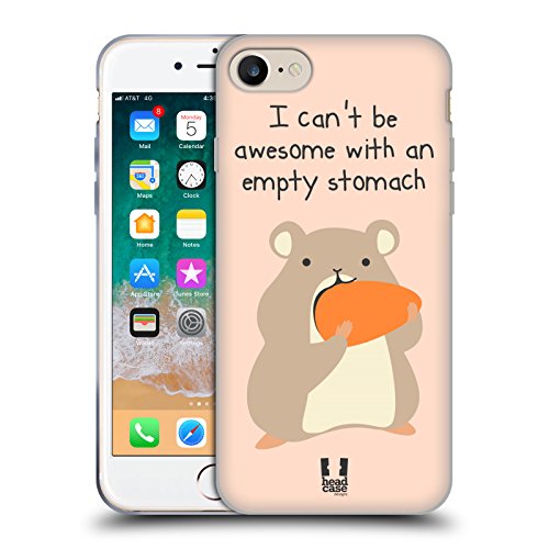 Head Case Designs Awesome Hamster EIN Bisschen Nonsens Soft Gel Handyhülle Hülle kompatibel mit Apple iPhone 7/8 / SE 2020 & 2022