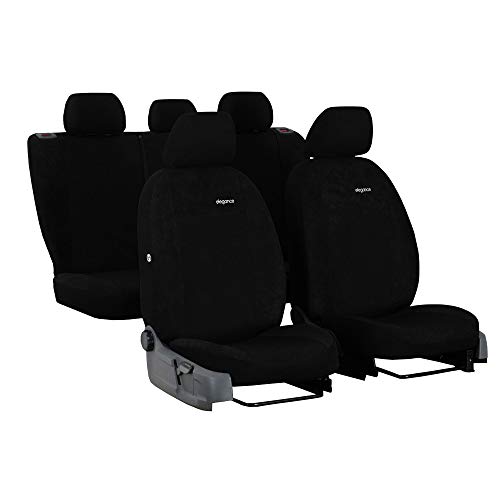 Autositzbezüge Schwarz Komplettset 5-Sitze Sitzbezug Autositz Bezug Schonbezüge