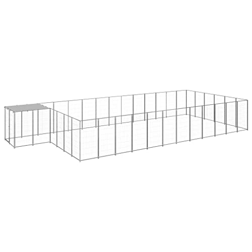 Startseite Möbel Hundehütte Silber 22,99 m² Stahl