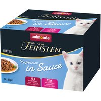 animonda vom Feinsten Kitten Raffinesse in Sauce Mixpaket - 48 x 85 g