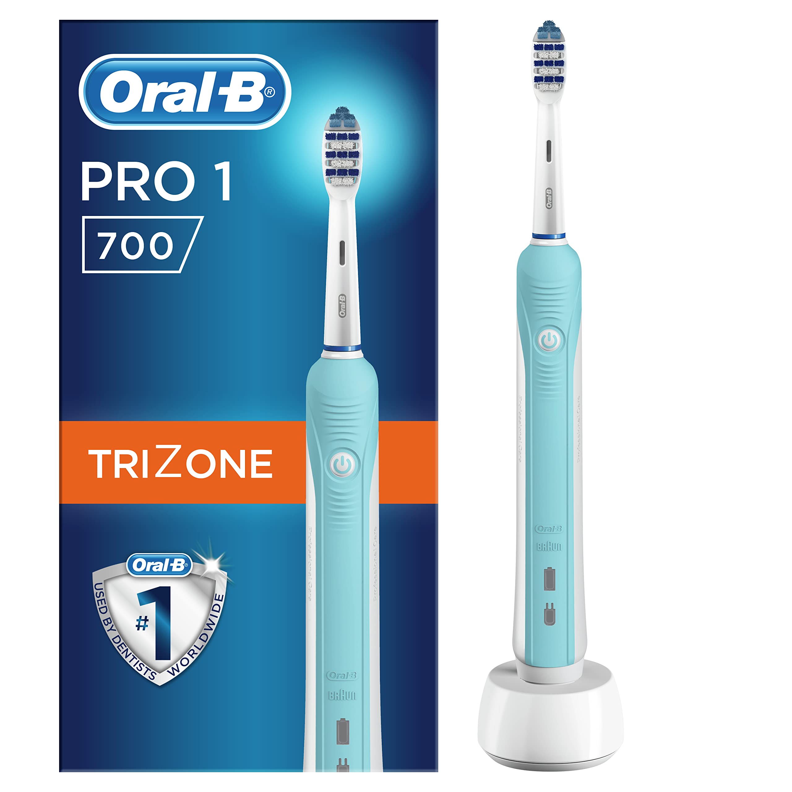 Oral-B Pro Elektrische Zahnbürste, wiederaufladbar, 80301360, Blau, Norme