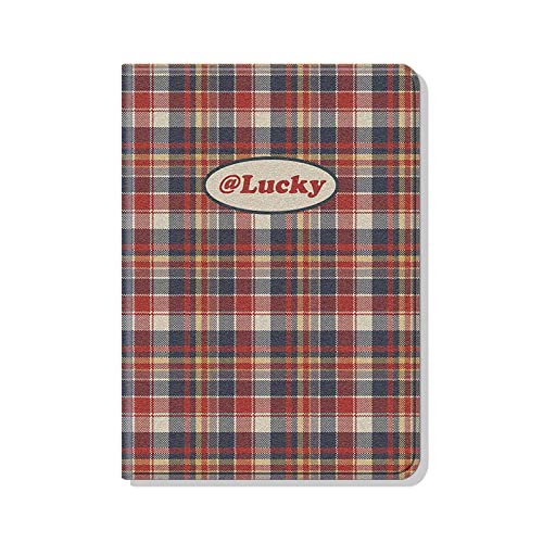NagpintS Hülle für 6 Zoll Kindle 11th Generation 2022 Release Slim Leather Cover Smart Cover mit Auto Sleep/Wake Painted Shell-Retro Red Plaid