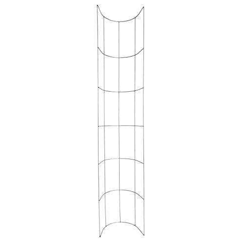 bellissa 2 Stück Fallrohrspalier halbrund - Rankgitter Spalier Rankhilfe im Garten halbrund - Gitter 120 x Ø20 cm