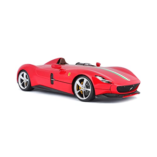 Bburago 18-16909 Ferrari Monza SP1 Modellauto im Maßstab 1:18, Verschiedene Designs und Farben