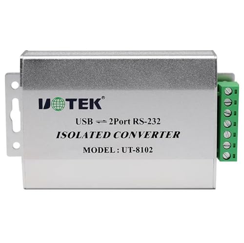 UT-8102 USB-zu-2-Port-RS-232-Konverter mit asynchroner Isolierung for Win10