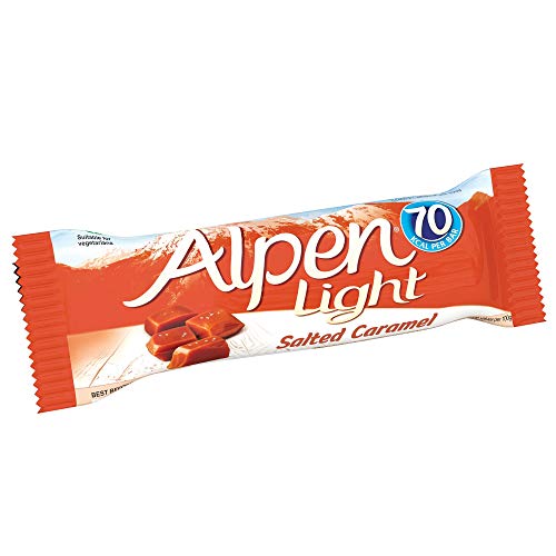 Alpen Light Salted Caramel Bars - Pack Size = 24x19g