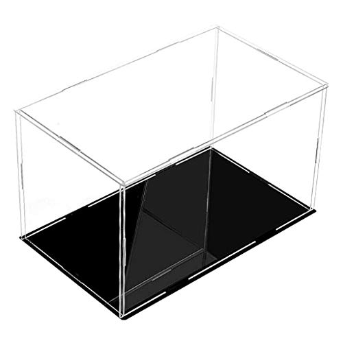 oshhni Acryl Vitrine Minifiguren Showcase Display Case Schaukasten Boxen für Spielzeug Modell, 18x10x8cm