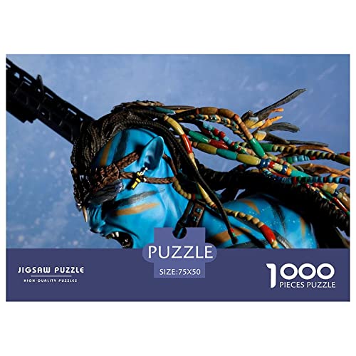 Puzzle Avatar Spielzeug 1000 Teile Puzzles Für Erwachsene Und Jugendliche Geburtstag Geschenk Jake Sully Premium Holz Puzzle Schwierig Und Herausforderung 1000pcs (75x50cm)