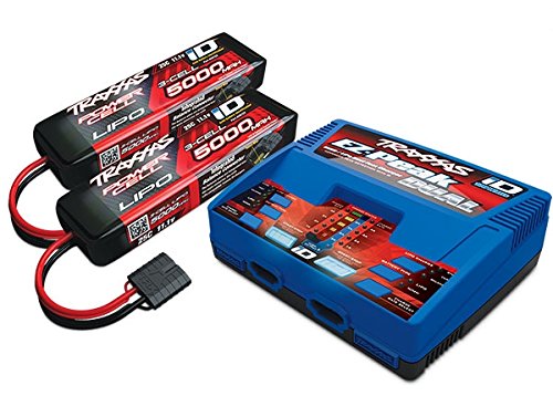 Traxxas 2990 Innen Schwarz, Blau, Rot - Ladegerät (Innen, Lithium Polymer, Nickel Metall Hydrid, Lithium Polymer, 500 - 500 mA, 100 - 240 V, schwarz, blau, rot)