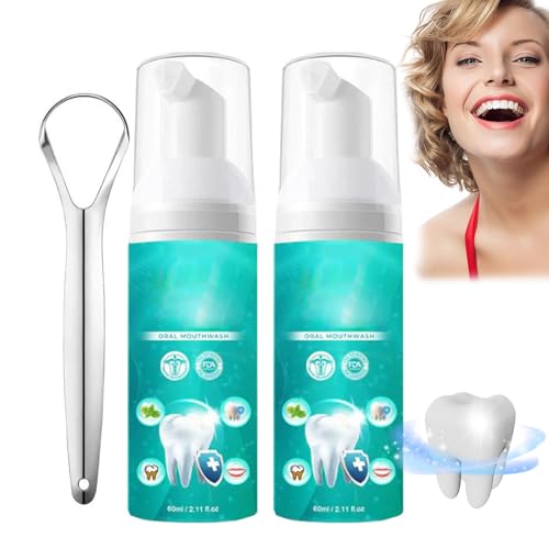 1/2/3PCS SMARTSmile Oral Mouthwash, Mouthwash Gum Health, Mouthwash Toothpaste Foam, Helps with Fresh Breath, Deep Cleaning Toothpaste for Deeply Cleaning Gums (2)