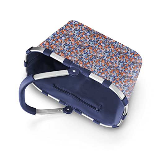 reisenthel carrybag viola blue– Stabiler Einkaufskorb mit viel Stauraum und praktischer Innentasche – Elegantes und wasserabweisendes Design