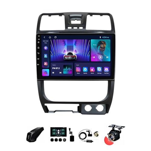 BOJONTN 10 Zoll Android 12 Autoradio 2 Din für Great Wall Wingle 5 2009-2015 mit Rückfahrkamera Lenkradsteuerung Bluetooth GPS Navigation Kabelloses CarPlay FM Digitalradio WiFi (Size : S200 2+32G)