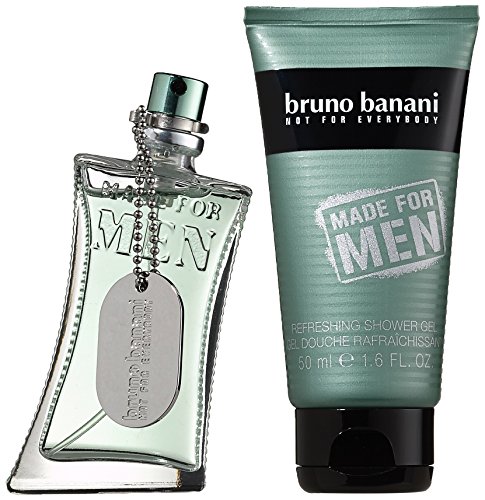 Bruno Banani Made for homme/men Geschenkset, Eau de Toilette Vaporisateur/Spray 30 ml, Duschgel 50 ml, 1er Pack (1 x 80 ml)
