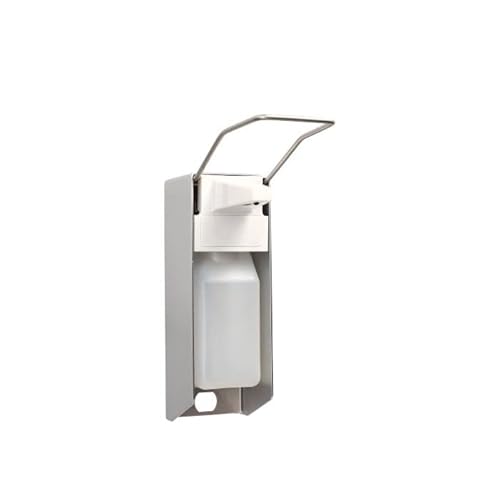 Medi-Inn Wandspender Eurospender Aluminium mit Langarmhebel inkl. Leerflasche 500 ml (1 Stück)