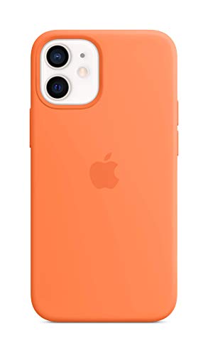 Apple Silikon Case mit MagSafe für iPhone 12 mini kumquat