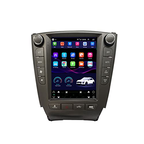 Wxstra Android11 Autoradio Stereo 9,7 Zoll HD Digital Multi-Touchscreen Für Lexus is IS250 IS300 IS350 2005-2011 Mit Navigation Bluetooth-Unterstützung Radio Lenkradsteuerung (Color : S11 4G 32G)