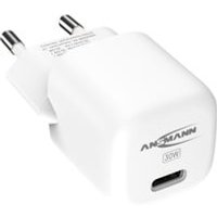 ANSMANN 30W USB-C Ladegerät Mini GaN PD3.0 USB Typ C Charger Netzteil mit Power Delivery für iPhone 13/13 mini/13 Pro Max/12/12 Mini/iPad Nano Ladestecker 30W Schnellladegerät Netzstecker Type-C