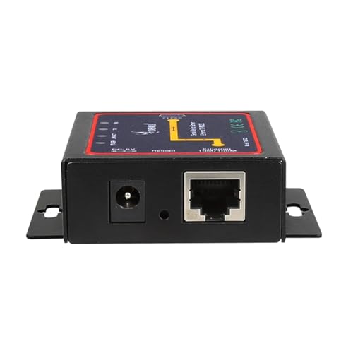 QTAZMJPB Serieller Geräteserver DB9 RJ45 zu RS232 Ethernet zu RS232 TCP/IP Servermodul Kommunikationskonverter (Size : EU plug)