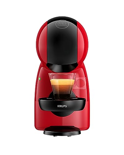 Krups Nescafé Dolce Gusto Piccolo XS rot, ultrakompakte Kaffeemaschine, Pad-Kaffeemaschine, Multidrinks, Intuitiv, Druck 15 bar, Eco-Modus KP1A3510
