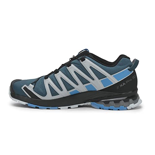 Salomon Men's XA Pro 3D V8 GTX Trail Running Shoe, Legion Blue/Blithe/Pearl Blue, 10.5