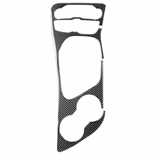 Howay Carbon Fiber Centrl Console Gear Shift Frame Trim for Dodge Challenger 2015-2020 Center Console Gear Shift Panel Frame Trim Sticker Accessories