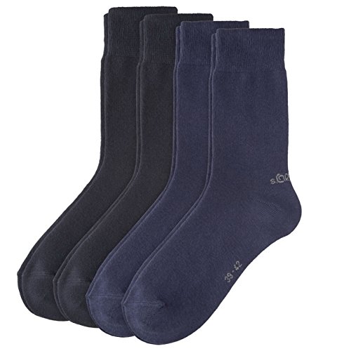 S.Oliver Unisex Classic Socken 16er Pack, Größe:43-46;Farbe:Navy (04)