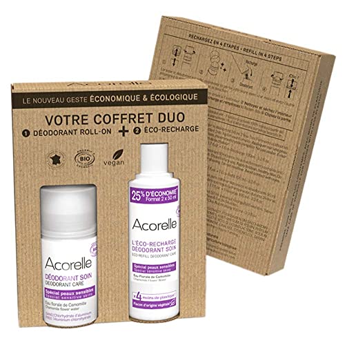 ACORELLE Duo Box, Sensible Haut Deo Roll-on + Refill, 150ml