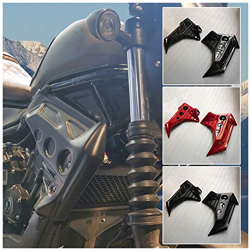 Motorrad Kühler Kühler Seitenplatte Panel Front Verkleidung Cover Protector Body Frame Kit für H.onda Rebel CMX 500 300 250 CMX300 CMX500 CMX250 2017 2018 2019 2020 2021 2022 2023 (Carbon Look)