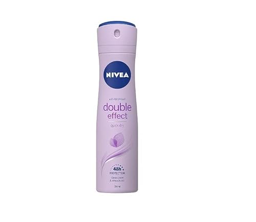 Nivea Deo Spray Double Effect Quick Dry 150ml (Pack of 5) Deodorant Anti Perspirant
