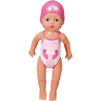 BABY Born Zapf Creation 835302 My First Swim Girl 30cm-Badepuppe, bewegliche Arme und Beine, schwimmt durchs Wasser, wasserdicht und ohne Batterien verwendbar