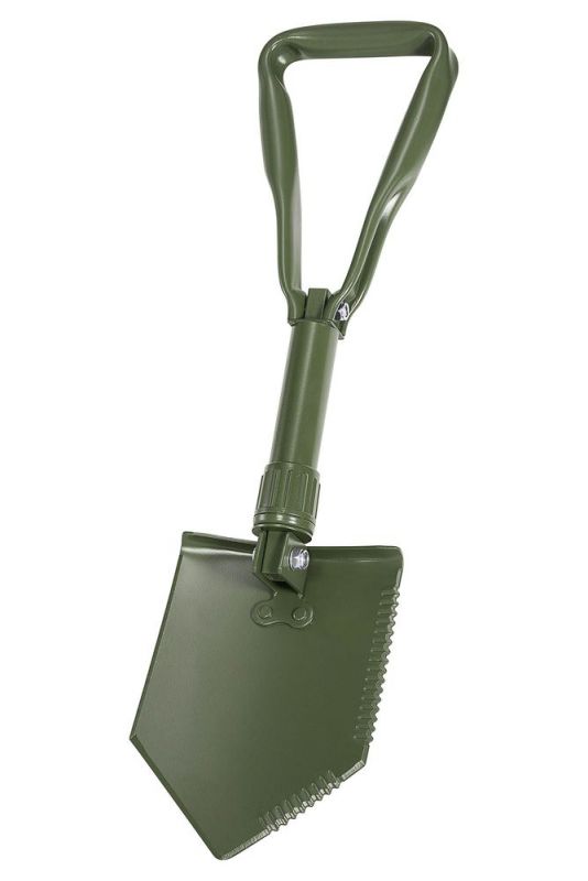 Idealspaten 60020001 Klapp/-Campingspaten Miniklapp in olivgrün 21cm, 40 x 25 x 15 cm