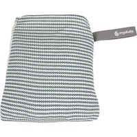 Ergobaby Babytragetuch für Neugeborene ab Geburt bis 11kg, Baby Tragetuch Elastisch, Sling Wickeltuch 100% Viskose, Navy Gingham Stripe