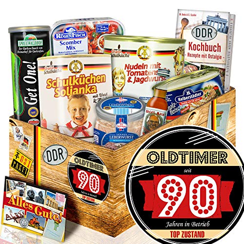Oldtimer 90 - Ostpaket - Papa Geschenke zum 90 Geburtstag - Ostprodukte DDR