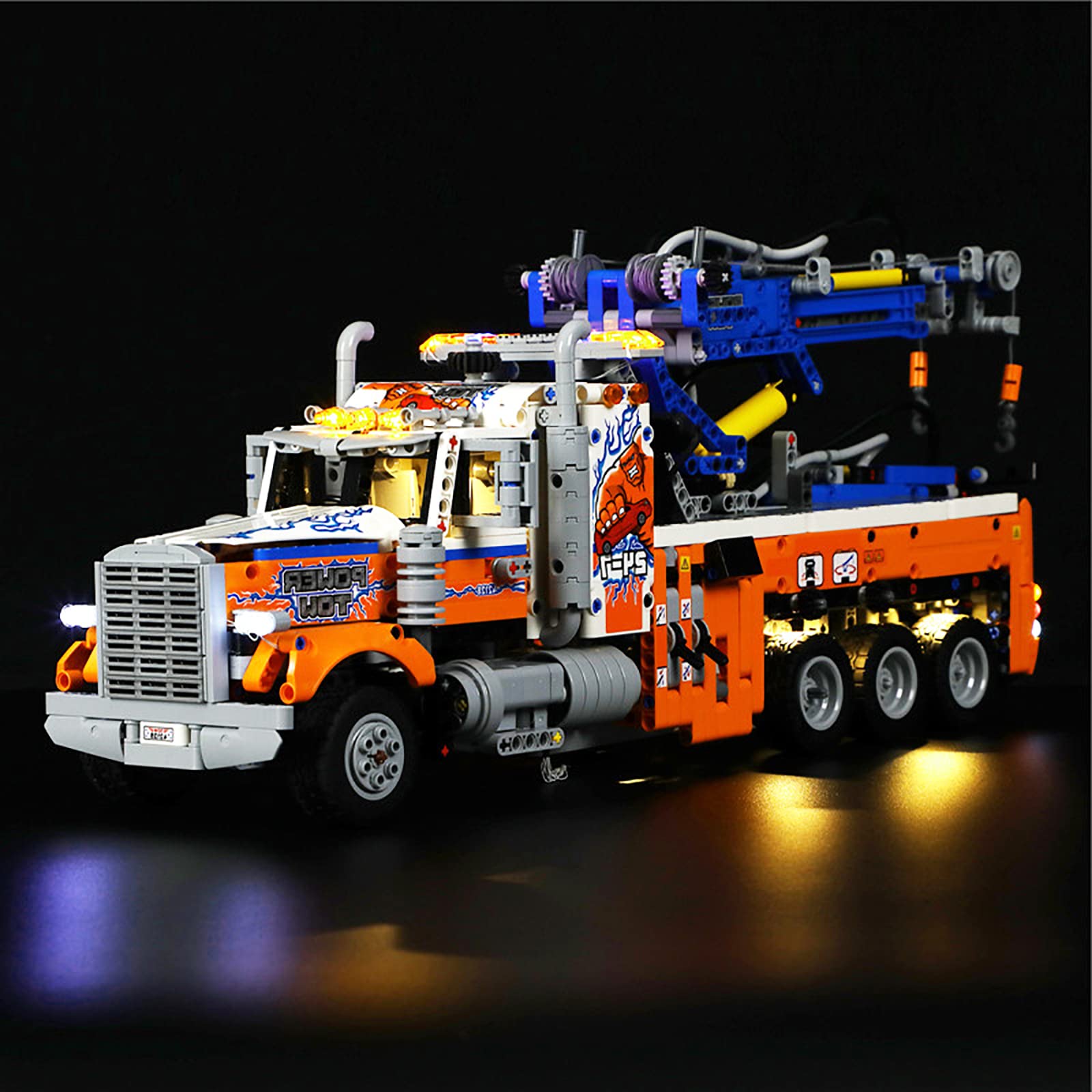 Für Lego 42128 Beleuchtung LED Beleuchtungsset, Licht Set Kompatibel Mit Lego 42128 Technic Schwerlast-Abschleppwagen Bausteinen Modell(Nicht Enthalten Modell)