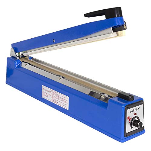 Allpax Tischschweißgerät 400 mm mit Messer - Folienschweißgerät - Balkenschweißgerät - Einschweißgerät mit Schneidwerk - Siegelmaschine