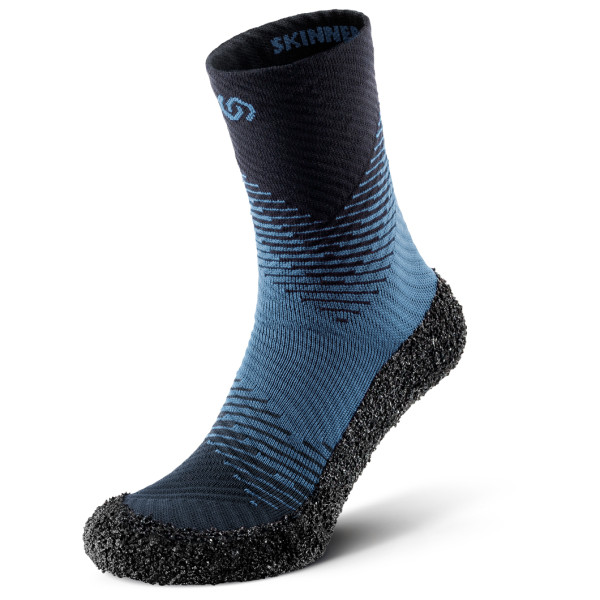 Skinners 2.0 Compression Pacific | Minimalistische Barfuß-Sockenschuhe für aktive Männer & Frauen | Leicht & langlebig & für Sport und dynamische Aktivitäten