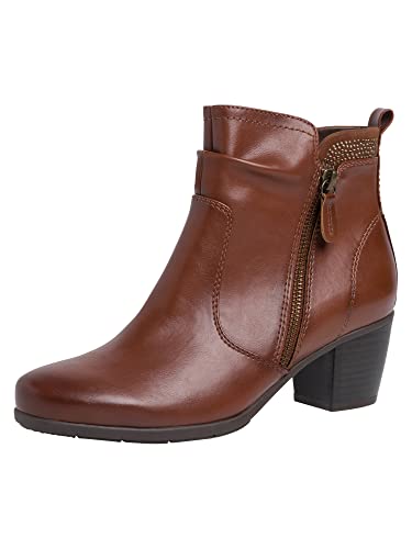 Jana Damen Stiefelette 8-8-25363-29 305 H-Weite Größe: 40 EU Elegante Bequeme Boots Schuhe breite Schuhweite klassischer Style femininer Look