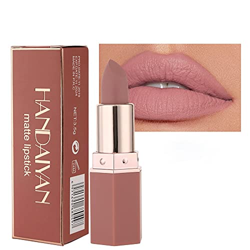 6-color Optional Lip Gloss Lightweight, Matte, Long-lasting, Waterproof, Not Easy To Stain, Not Easy To Fade, Velvet Lipstick, Moisturizing Lipstick (03# Nude)