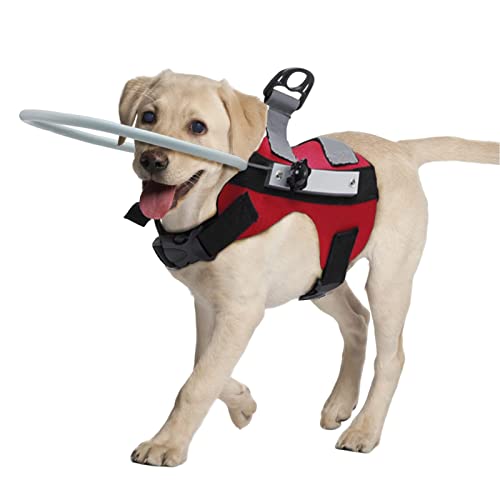 Gehendes Halo-Geschirr für Blinde Hunde - Hundehalsband für Hunde mit Sehschwäche | Schutzwestenring für Hunde, Haustierwesten-Führungsvorrichtung, Unfälle verhindern und Vertrauen aufbauen Raxove