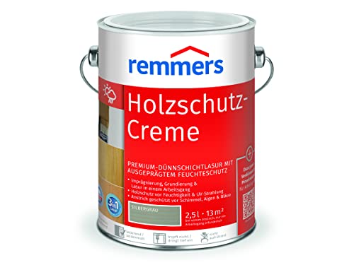 Remmers Holzschutz-Creme - silbergrau 2,5L