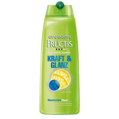 Garnier Fructis kräftigendes Shampoo Kraft und Glanz, Haarshampoo für normales Haar, 6er Pack (6 x 250 ml)