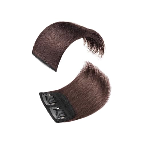 Bequem 2 Stück Damen-Top-Haarpflaster, flauschiges und haarverstärkendes Pad, 10 cm/3,9 Zoll, natürliches Schwarz/Dunkelbraun/Hellbraun Atmungsaktiv