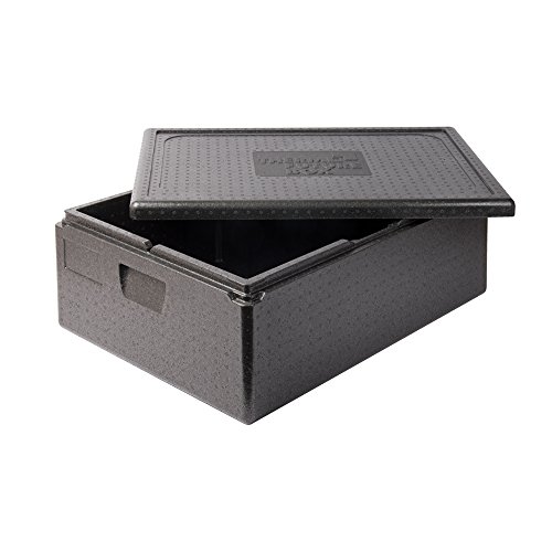 Thermo Future Box Transport-und Isolierbox, EPP (expandiertes Polypropylen), schwarz, innen 625 x 425 x 200 mm