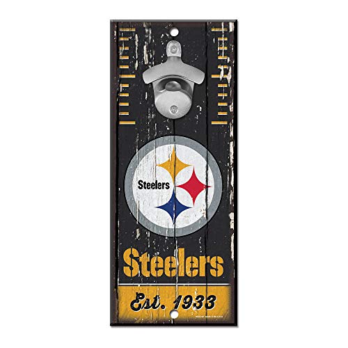 Wincraft Pittsburgh Steelers NFL Schild mit Flaschenöffner