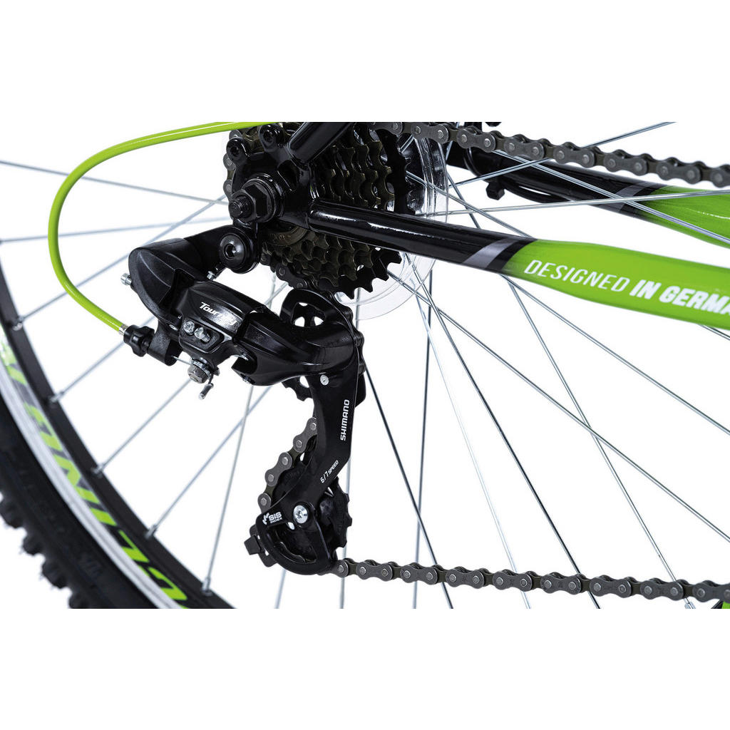 KS-Cycling Mountain-Bike Topeka 26 Zoll Rahmenhöhe 48 cm 21 Gänge grün grün ca. 26 Zoll 3
