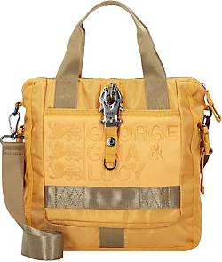 George Gina & Lucy, 2tone Handtasche 30,5 Cm in gelb, Henkeltaschen für Damen 2