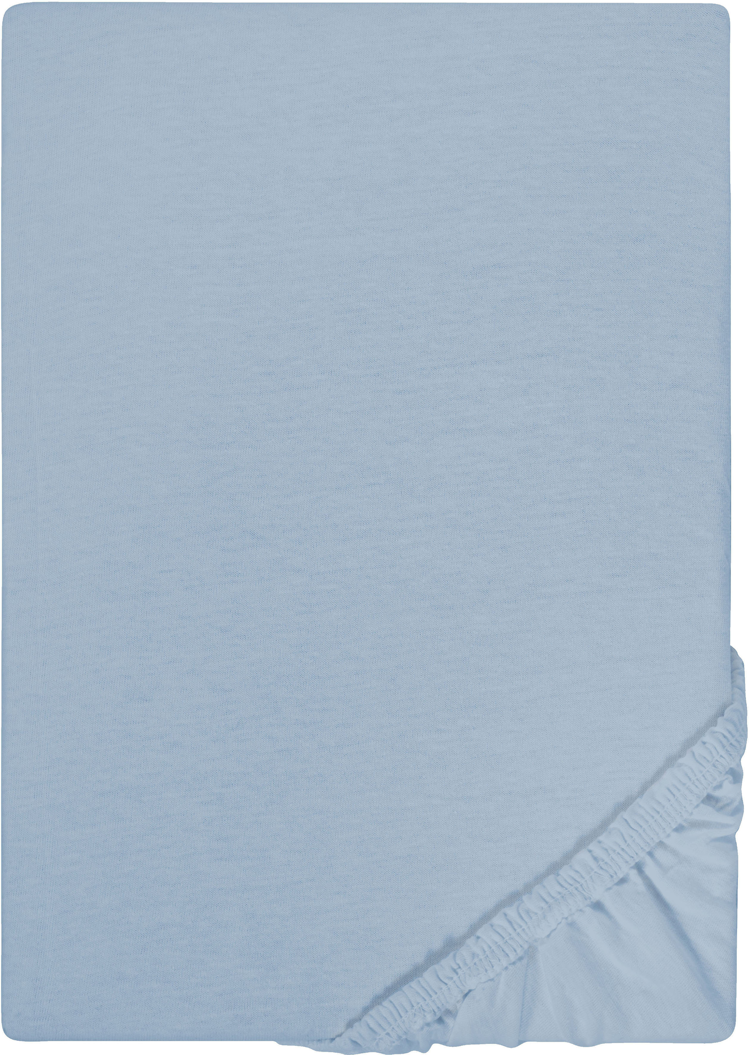 biberna 77155 Jersey-Stretch Spannbetttuch, nach Öko-Tex Standard 100, ca. 90 x 190 cm bis 100 x 200 cm, sand
