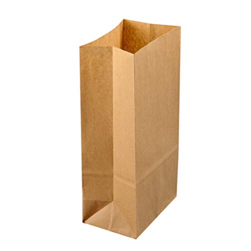 TOYANDONA 50 stücke kraft braun papier einkaufstüten kraftpapier taschen papiersack taschen kraftpapier geschenk taschen parteibevorzugungen (30x15 5x10 cm)